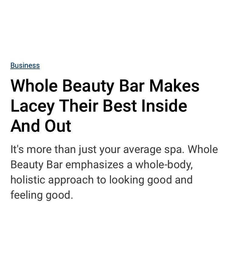 Whole Beauty Bar Makes Lacey Their Best Inside And Out