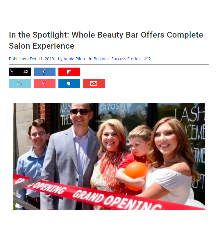 In the Spotlight: Whole Beauty Bar Offers Complete Salon Experience
